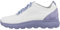 Geox Damen D SPHERICA Sneaker, Off White/LT Violet, 38 EU