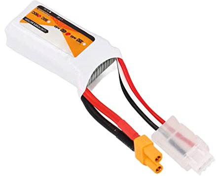 SPYMINNPOO RC Lipo Akku, 450mAh Lipo Akku 60C Entladerate 7,4V 2S XT30 Plug Power für RC Fahrzeuge Flugzeuge