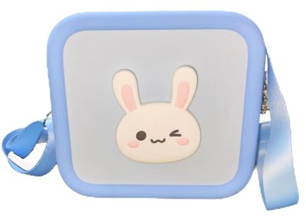 TOYOGO Kinderkameratasche, Kindertasche, tragbare Tasche für Kinder, Zubehör für Kinder-Digitalkamera, geeignet für Mädchen und Jungen ab 3, 4, 5, 6, 7 + Jahre alt (Blue)