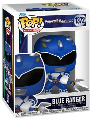 Funko Pop! TV: Mighty Morphin Power Rangers 30th - Blue Ranger - Power Rangers TV - Collectable Vinyl Figure - Gift Idea - Official Merchandise - Toys for Kids & Adults - TV Fans