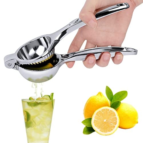 JOPHEK Exprimidor para Cítricos, Acero Inoxidable Prensa de Cítricos para Hacer Zumo, Exprimidor Naranjas de 7 cm de Diámetro para Cocina, Bar, Restaurante