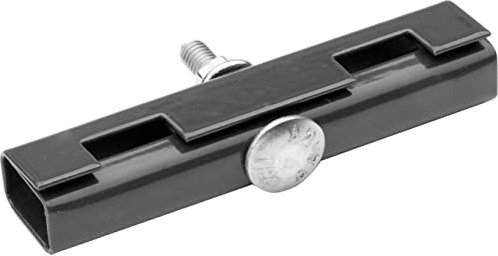 auf-mass24 U-Mattenverbinder-Paar für Doppelstabmatten Zaun (25, RAL7016 Anthrazit)