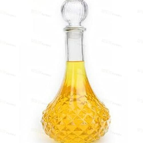 1pc Kristall Glas Wein Flasche Whisky Schnaps Krug Wein Decanter Dispenser Container Wourer Alkohol Decanter Barware (500ml)