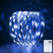 FFZZKJ Fairy Lights Battery Operated for Bedroom Indoor 3M 30LED Battery Powered Timer LED Lights Micro String Lights Copper Wire Fairy Lights for Christmas Decorations Festival Wedding Party, Blue