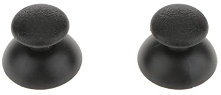 Lot de 2 joysticks noirs pour manette de jeu PS3 – Joysticks de rechange pour une expérience de jeu améliorée