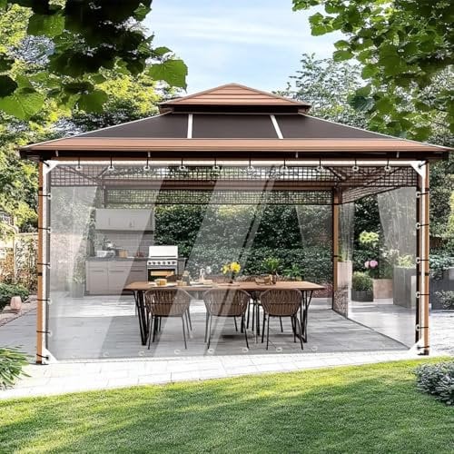 BeGrit Heavy Duty Tarpaulin 2m x 2m Waterproof Clear Tarp 430gsm Soft Glass Cover PVC Tear Resistant Tarp Cold Weather Resistant Cloth with Eyelets for Patio Awning Outdoor Garden Camping Home