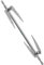 Yardwe Fourchette Acier Inoxydable Pour Friteuse à Air Accessoire Pour Barbecue Et Grill Pratique Et Idéale Pour Cuisson De Poulet Et Viandes