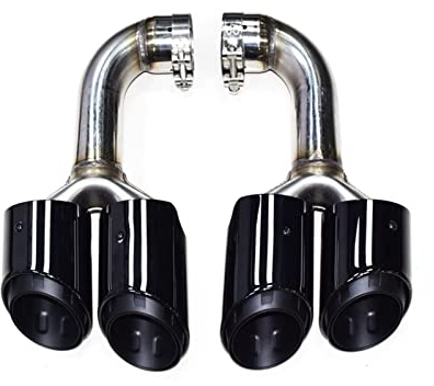 Auspuffblende Blenden Für VW Für Touareg 2012 2013 2014 2015 2016 2017 Auto Auspuffrohr Schalldämpfer Spitze Düse Endrohrblenden
