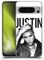 Head Case Designs Offizielle Justin Bieber Kalender Schwarz Und Weiss Purpose Soft Gel Handyhülle Hülle kompatibel mit Google Pixel 8 Pro