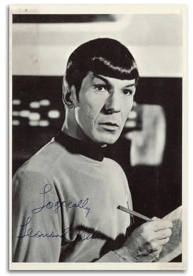 TeDe Leonard NIMOY-SPOCK Kunst, Wohnzimmer, Schlafzimmer, Poster, Gemälde, dekoratives Gemälde, Druck, Leinwand, Wand, 30 x 45 cm, ungerahmt