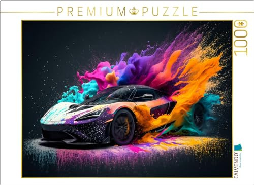 Puzzle · EIN Motiv aus dem Kalender Supercars im Farbenrausch | 1000 Teile · Lege-Größe 64 × 48 cm · CALVENDO Puzzle