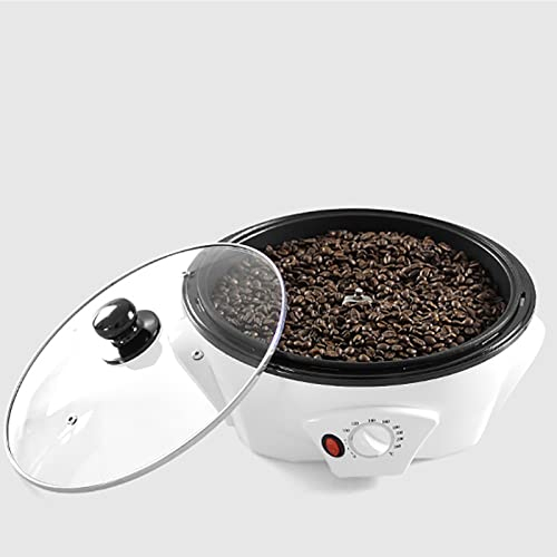 AuLYn Coffee Bean Roasting Machine, Large Capacity Portable Electric Coffee Bean Roaster, Temperature Adjustable, Home Use Non-Stick Pan, for Nut Peanut Cashew Chestnuts, 300g-500g