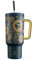 Meoky 1182ml/40oz Thermobecher mit Strohhalm und Griff, Doppelwandiger Edelstahl Vakuum Kaffeebecher to Go, 100% auslaufsicher, für Kalte und Heißer Getränke (Tarot)