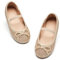 Kiderence Little Toddler Girls Dress Shoes Ballerina Ballet Flats Kids Gold Mary Janes Size 7