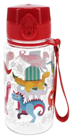 Rex London Sportflasche für Kinder, 450 ml, Baby Dinos