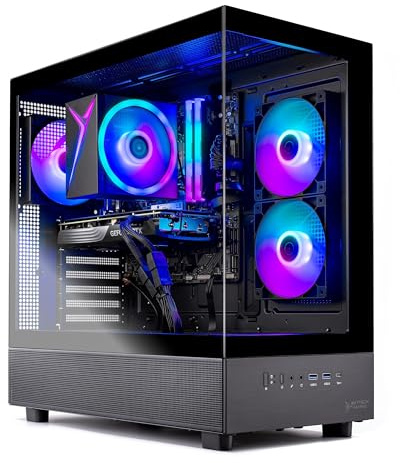 Skytech Gaming PC Azure 3, Core i5, RTX 5060, 16GB RAM, 1TB SSD | | Windows 11, Intel 14400F, NVIDIA 5060, NVMe SSD, DDR5 6000, 650W GOLD PSU, Wi-Fi 5, Desktop
