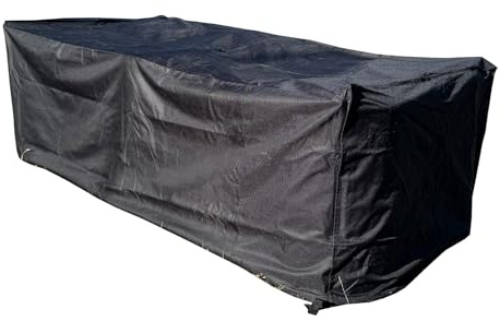 Selections Premium Waterproof Table Garden Furniture Cover in Black (2.05m)