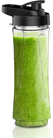 Smoothie Flaschen, Mixer Smoothie Maker Trinkflasche/Tritan flasche/Wasserflasche 600ml BPA-frei für Sport Mini Mixer Shake Smoothie Maker