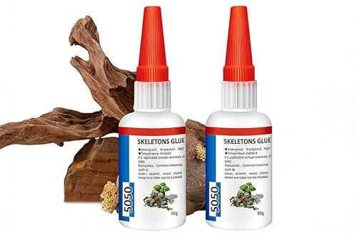 Colle Aquarium,Colle Plantes Aquarium,Colles Aquascaping,Colles Ultra Fluide Plantes Aquarium,pour Corail,Pierre,Bois Attendez (50 * 2pc)