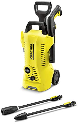 Kärcher - Idropulitrice K 2 Premium Full Control - 110 Bar, 360 L/H, Resa 20 M²/H - Pistola Alta Pressione, 2 Lance, Tubo 4m
