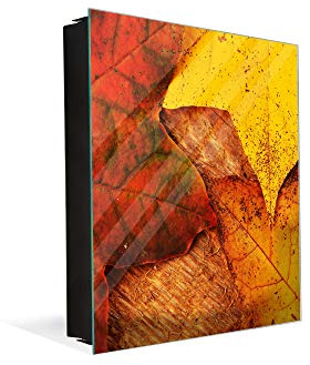 Concept Crystal Porte-clés décoratif avec Tableau à Surface magnétique K10 Feuilles d'érable