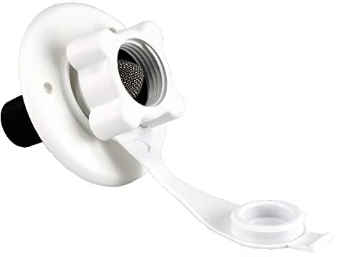 THETFORD PN 94220 - Piatto di riempimento con valvola di ritegno in plastica, colore: nero