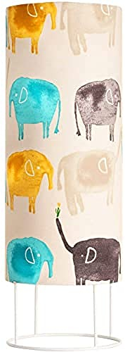 Pauleen 48044 Cute Lilac Bird Lamp Tischleuchte max. 20W Tischlampe für E14 Lampen Kinderzimmerlampe Lila Vogel Metall/Stoff ohne Leuchtmittel