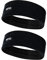 Eono Elastic Sports Stirnband 2Pack Unisex High Absorption Sweat Band Haarband für Laufen, Fitness, Tennis und Outdoor -Aktivitäten (Schwarz)