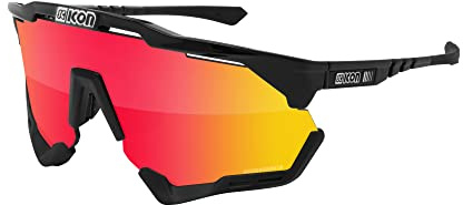 Brille AEROSHADE Black Gloss Mir RED