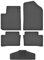 Fußmatten Vorne und Hinten 4er Set für KIA PICANTO 2 2011-2017 TA Gummi Gummimatten