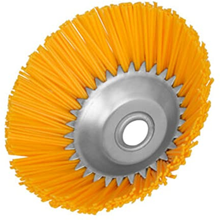 SPORTARC Cabezal recortador de césped de 8 pulgadas, cepillo de alambre de nailon sólido para jardín y césped