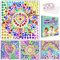 Yazhiji Kit d'artisanat de fenêtre en diamant 3D pour filles et enfants de 6, 7, 8, 9, 10, 11, 12 ans, fournisseur de peinture à faire soi-même pour garçons à partir de 6 ans et plus, autocollants