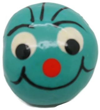 Andys Steinwelt® Schmunzelsteine „SAM“ [Handbemalt!] – Glücksbringer für Schule & Einschulung – Schmunzelstein mit Gesicht & Spruch Geburtstag Deko