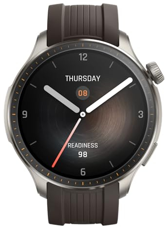 Amazfit Balance Smart Watch, NFC, AI Fitness Coach Tracker del sonno e della salute con misurazione della composizione corporea, GPS, Alexa, Bluetooth, Batteria di 14 giorni, Display AMOLED da 1,5