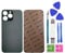 Dakexiong 13 Pro Max - Cristal trasero de repuesto para iPhone 13 Pro Max con kit de herramientas Repar y adhesivo preinstalado (verde alpino)