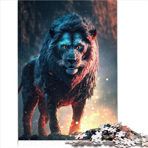 Tolles Löwen-Puzzle, 1000 Teile, für Erwachsene, Geschenke, hochwertiges 100% recyceltes Brett, geeignet für Erwachsene und Jugendliche ab 12 Jahren, Denkspiel, 1000 Teile (26 x 38 cm)
