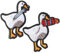 Mabor 2Pcs Lustige Enten Taktischer Lustig Klett Patches Aufnäher für Kleidung Bestickt Patch mit Sprengstoff Messer Patch Meme Patch für Rucksäcke Hüte Jacken Jeans