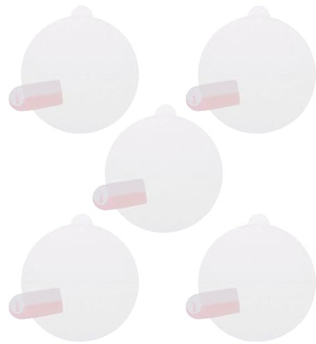 QUARKZMAN 5 Stück Uhrglas-Schutzfolien 46mm Anti-Blau-Licht TPU Anti-Kratz wasserdicht Universal Runde Smartwatch Bildschirm Schutzfolie