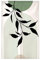 Surwin Japanese Noren Doorway Curtain Green Nordic Cotton Linen Door Curtain Window Treatment Tapestry for Decorative Kitchen Partition Bistro Shading Home (90x200cm,Black leaves)