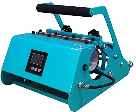 AUBEST Presse de Transfert, Coupe Portable de 20 oz / 30 oz Logo Personnalisé Coupe Machine 11oz Tasse Sublimation Machine de Cupule de Cuisson Multifonction(Lake Blue)