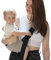 NJCXOLA Babytrage seitlich, Kindertrage Seitlich, Seitliche trage kleinkind, Kleinkind trage, Babytragetuch Trage Baby Tragetuch Kleinkind Hüfttrage mit Rutschfestem Hüftsitz - Grau