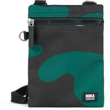 ROKA London Chelsea Sling Pocket Bag Extra Small Urban Camo Recycled Canvas