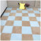 Flauschige Schaumstoff-Teppichfliesen, 20 Stück, ineinandergreifende Plüsch-Bodenmatten mit Bordüren für Zuhause, Spielzimmer und Kinderzimmer, weicher Puzzle-Bodenbelag (#4)