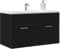 vidaXL Meuble sous Lavabo Noir Chêne 80x38,5x46 cm Bois Ingénierie
