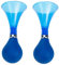 POPETPOP 2 Stück Fahrradklingel Hupen Hupe Für Fahrradkinder Hornglocke Hupe Für Kinderfahrrad Glocke Fahrradlenkerhörner Horn Drücken Fahrradhupe Für Horn Luft Horn Plastik Blue