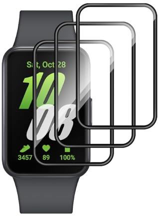 Lutree per Samsung Galaxy Fit 3 Pellicola Protettiva, 3 Pezzi HD Anti Graffio Flessibile Film, 3D Piena Copertura Anti-Impronte Senza Bolle Protezione Schermo