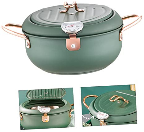 CIYODO Friggitrice in Acciaio Inossidabile Professionale Utensile Da Cucina Multiuso Pentola Per Friggitrice Antiaderente Per Preparare Tempura