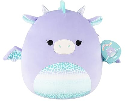 Squishmallows Original 12-Inch Drow the Purple Dragon
