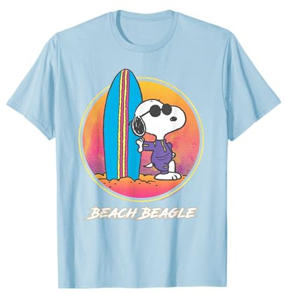 Peanuts Snoopy Aloha Disco Beach, Sommerspaß, Surfsport T-Shirt