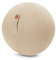 Sitting Ball Felt Sitzball mit Filzimitat, ergonomisch Sitzen im Büro & Zuhause, 65 cm Ø, Gymnastikball mit Stoffbezug, Fitnessball mit Tragegriff, 30°C waschbar, beige